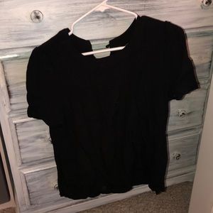 JCREW women’s size 12 Black short sleeve